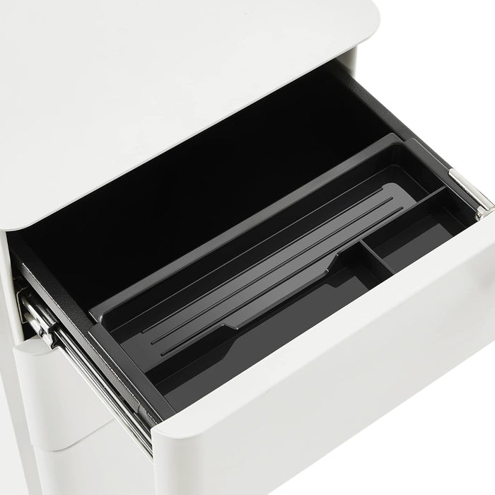 3-drawer pedestal