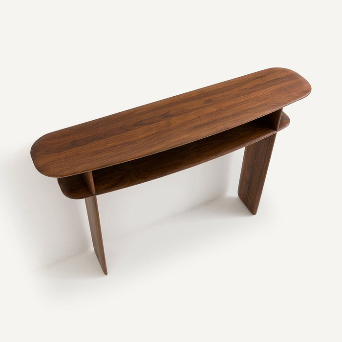 Iloss Walnut Console Table