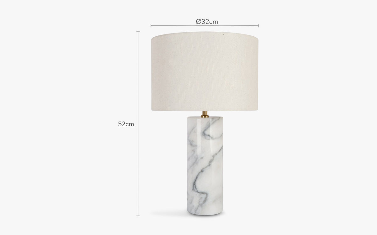 Lampe à poser Gaia marbre