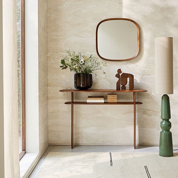 Iloss Walnut Console Table