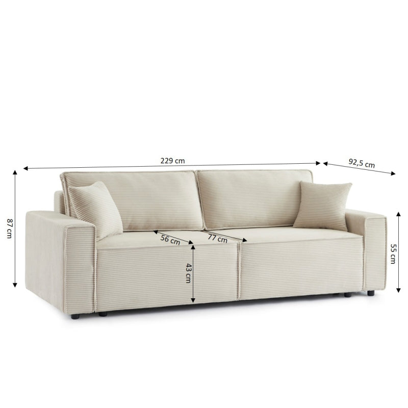 Ostia convertible sofa