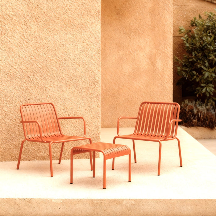 Salon de jardin Gaby orange – vue d'ensemble, format alternatif