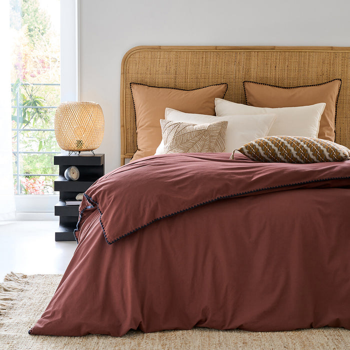 Tête de lit Ladara en rotin – mise en ambiance chambre